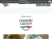 Tablet Screenshot of ferrerigroup.com